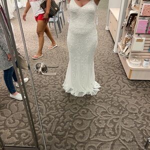 Wedding Dress Size 12 Unaltered